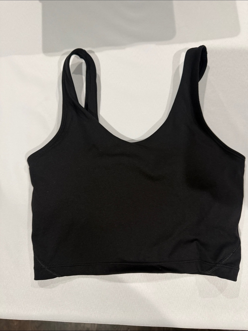 lululemon athletica Black Scoop-Back Crop Bra
